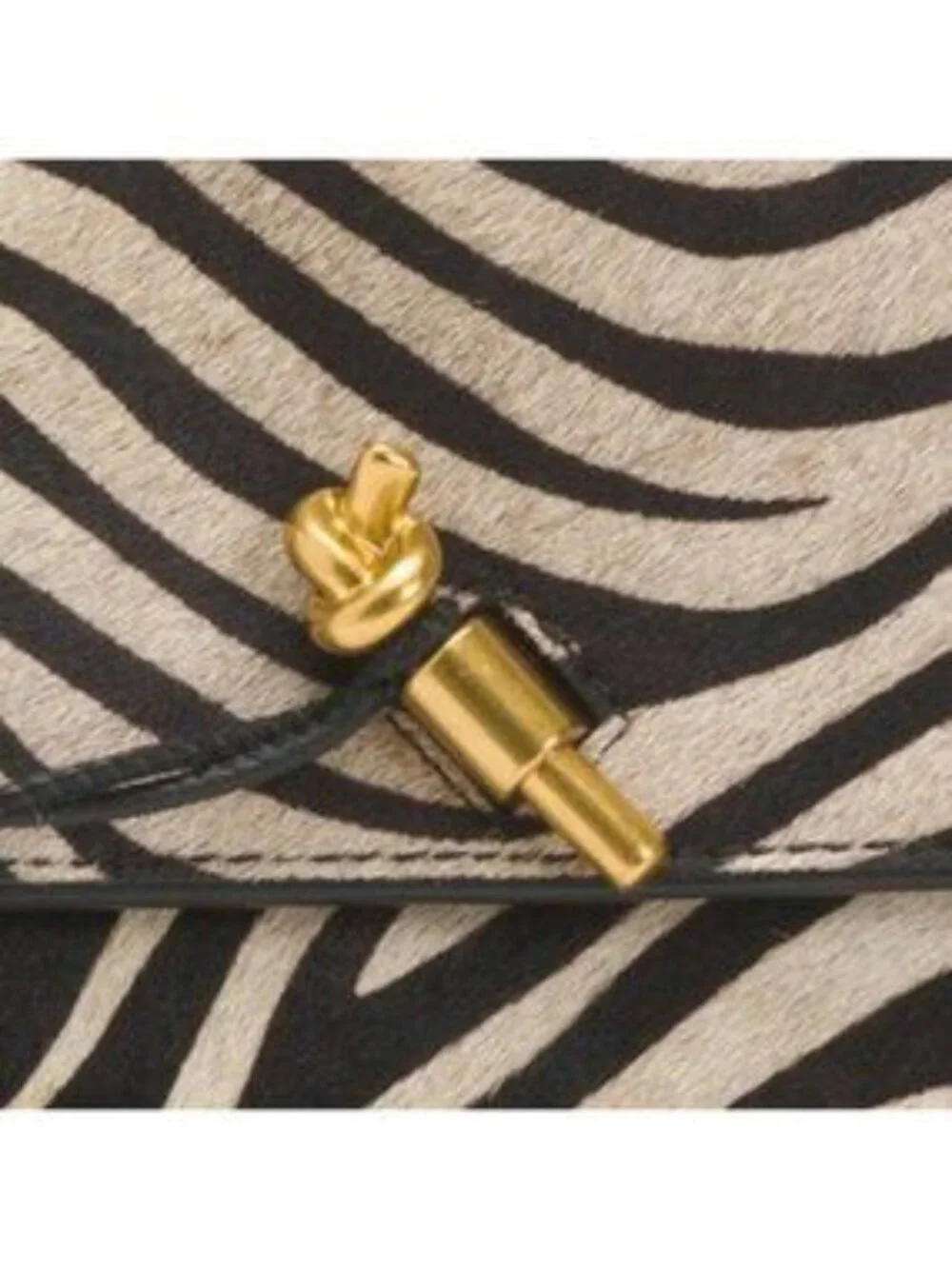 WALTER BAKER Leather Top Handle Clutch